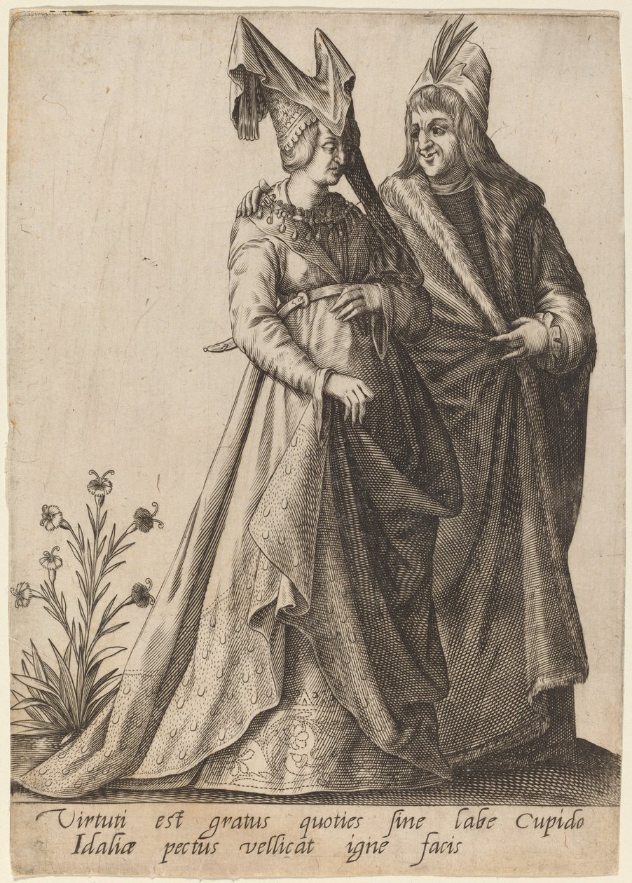 Virtui est gratus quoties... - Robert Boissard after Jean Jacques Boissard