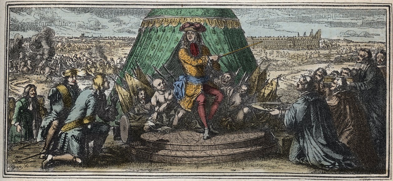 La construction des Invalides en 1670 - Allégorie de la fondation de l