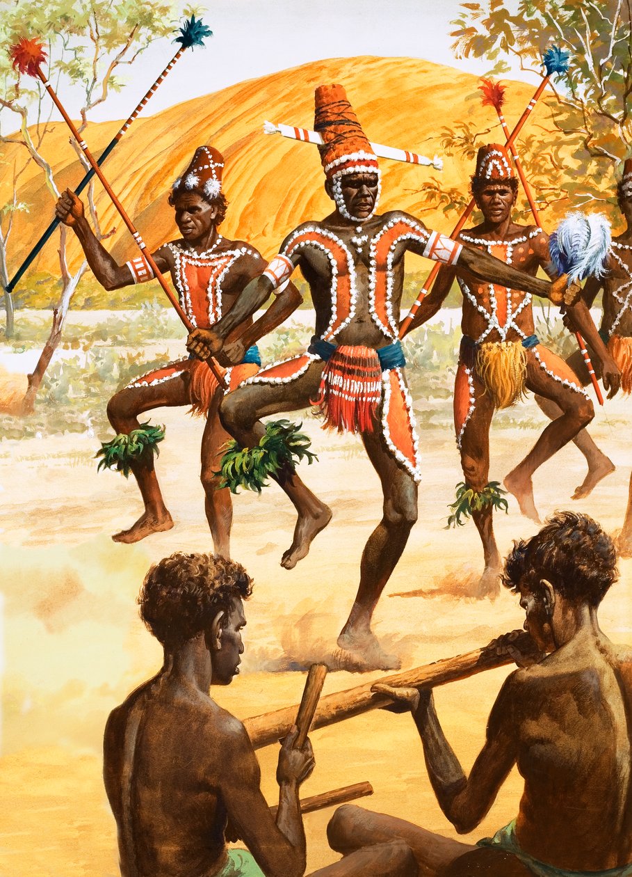 Aborigine dance - Robert Brook