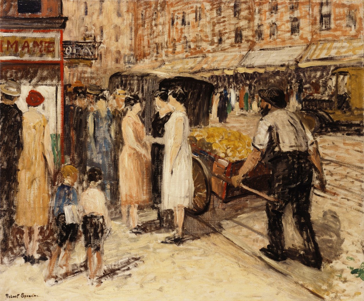 Lower East Side, c.1930 - Robert C. Spencer