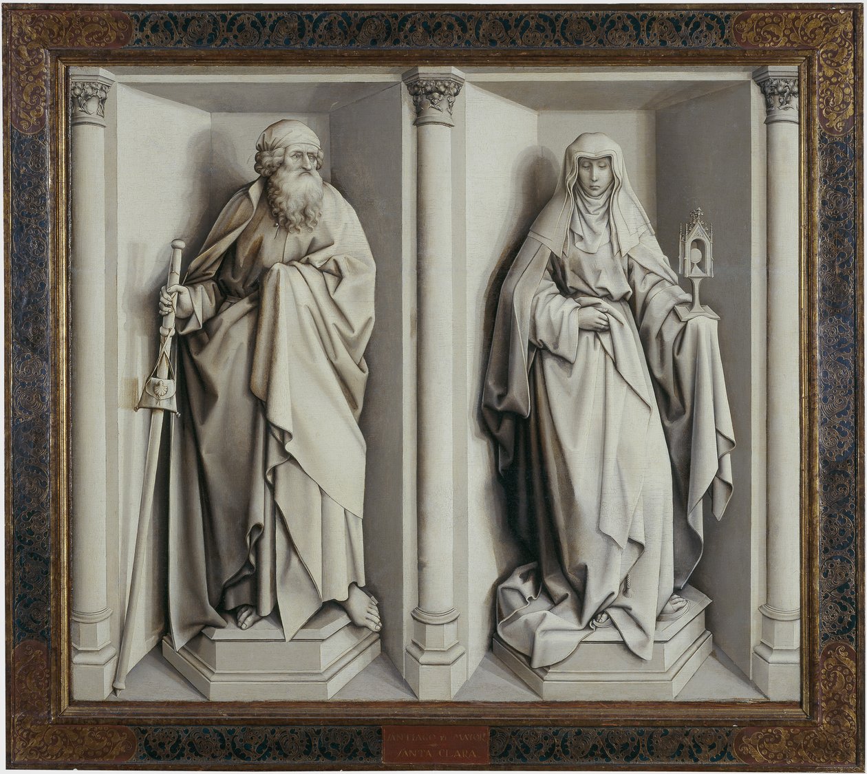 Le Mariage de Marie et Joseph. Revers - Robert Campin