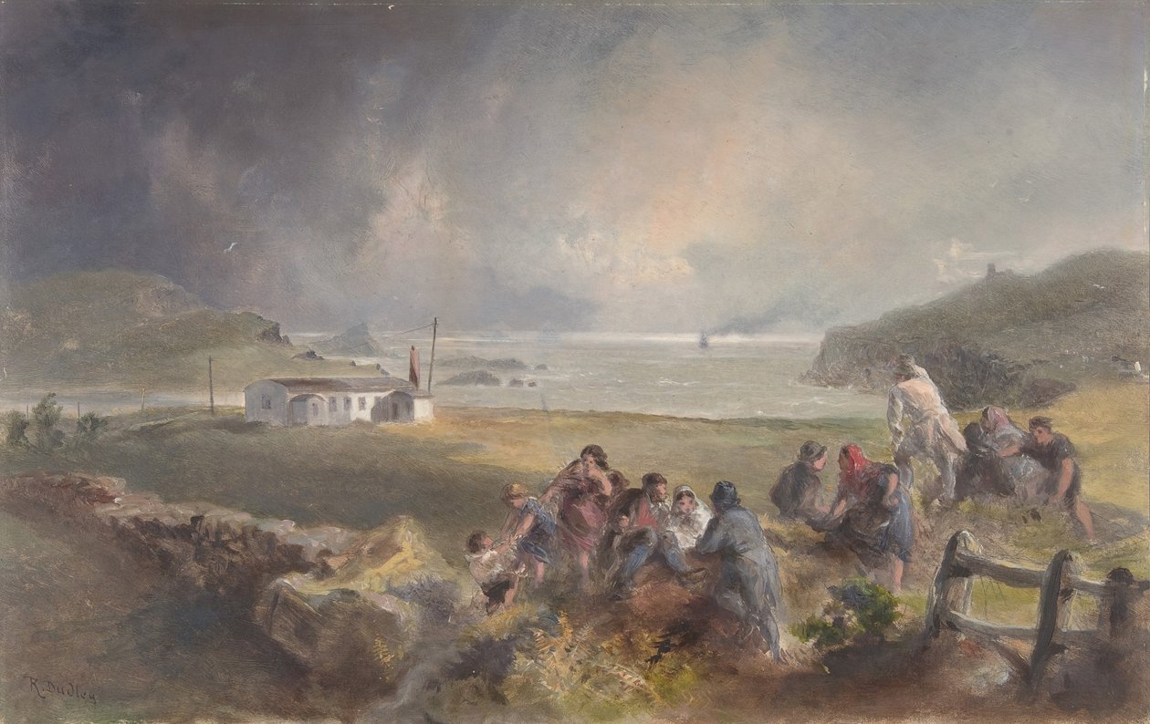 Valentia, Irlande, depuis le port, en face de Knight