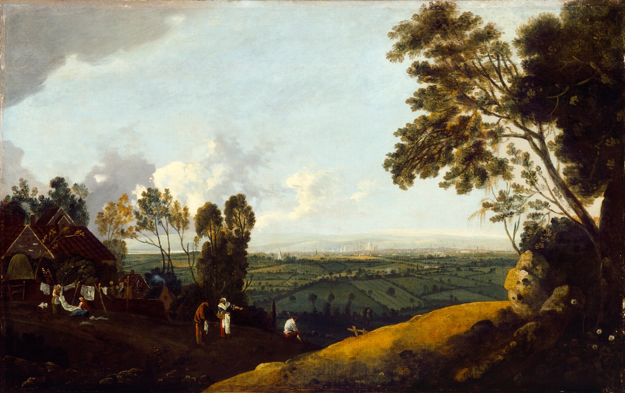 Vue de Londres depuis Highgate, vers 1775 - Robert Crone