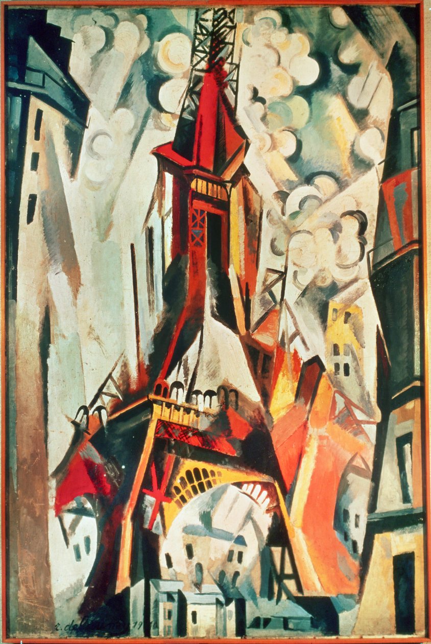 La Tour Eiffel (peinture sur toile) - Robert Delaunay