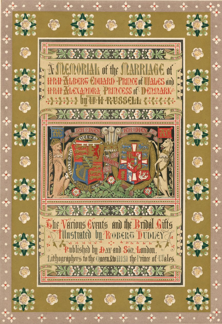Page de titre (chromolitho) - Robert Dudley