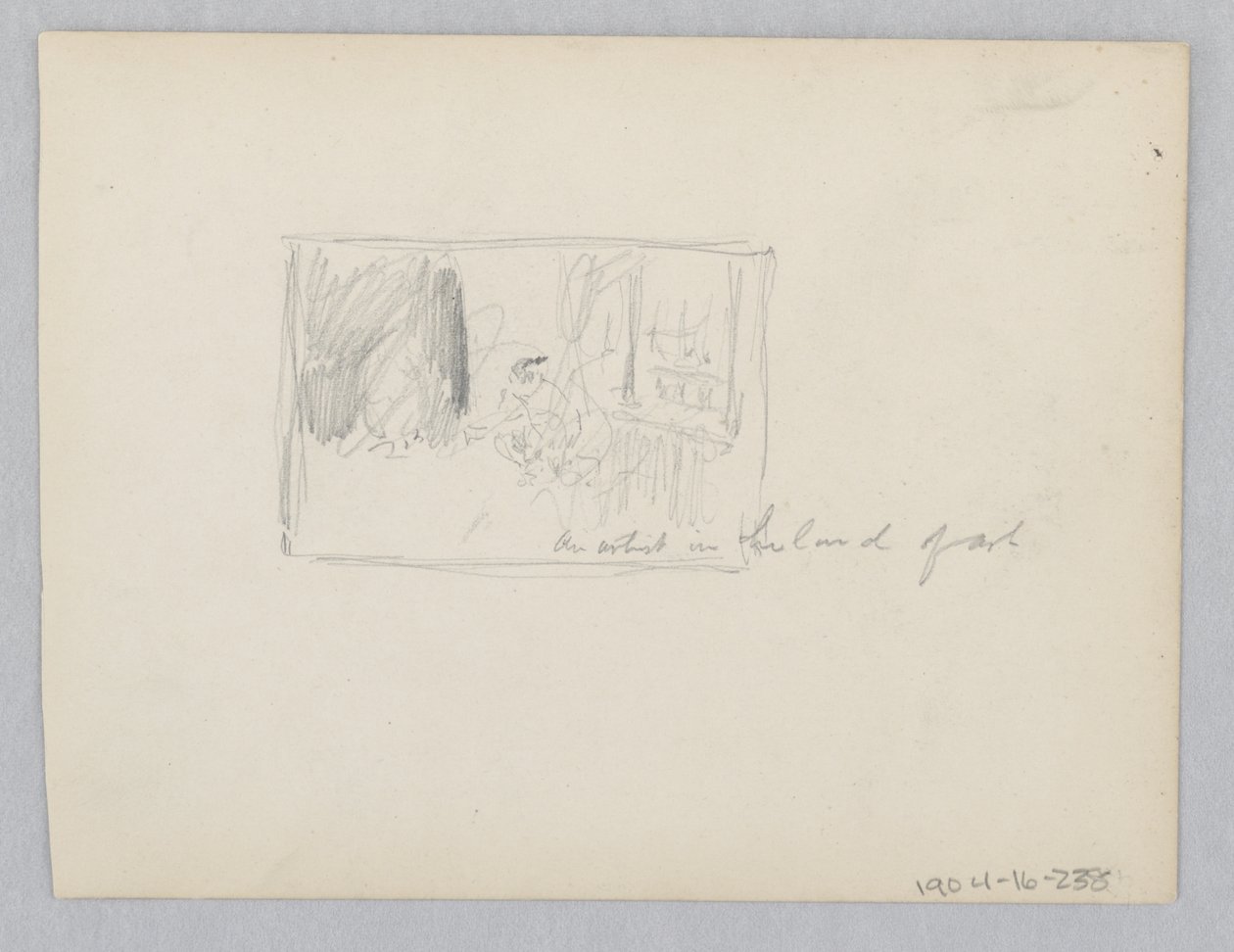 Artiste dans le studio - Robert Frederick Blum