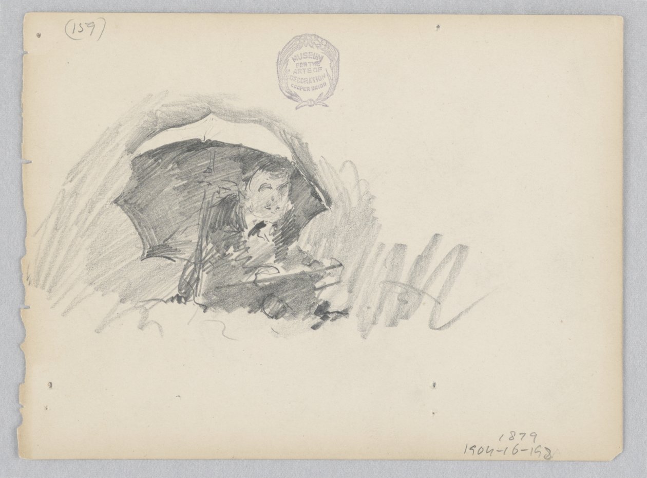 Artiste dessinant à l