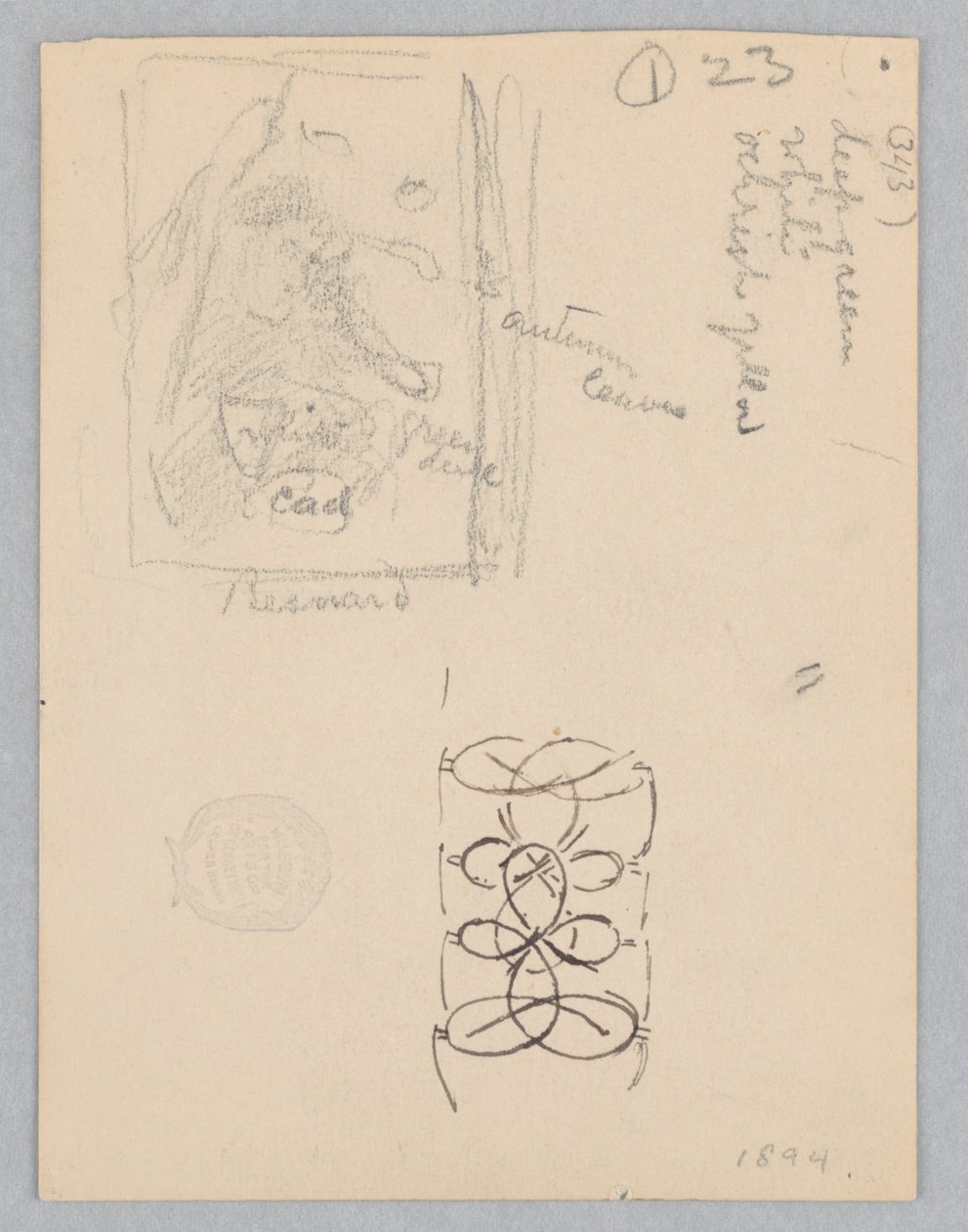 Étude pour le paysage, « Moods to Music », Mendelssohn Glee Club, New York, NY - Robert Frederick Blum