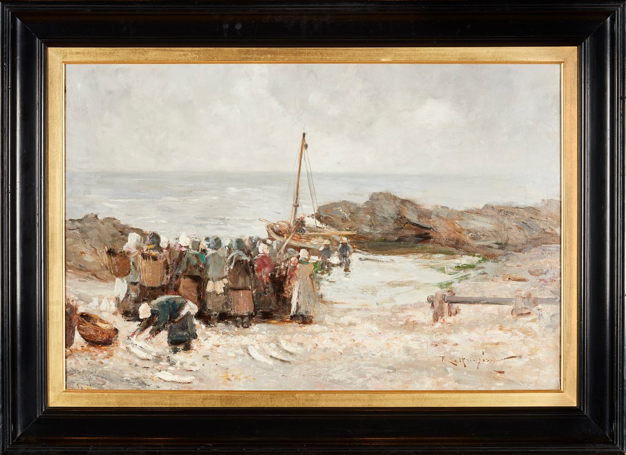 Le retour des pêcheurs - Robert Gemmell Hutchison