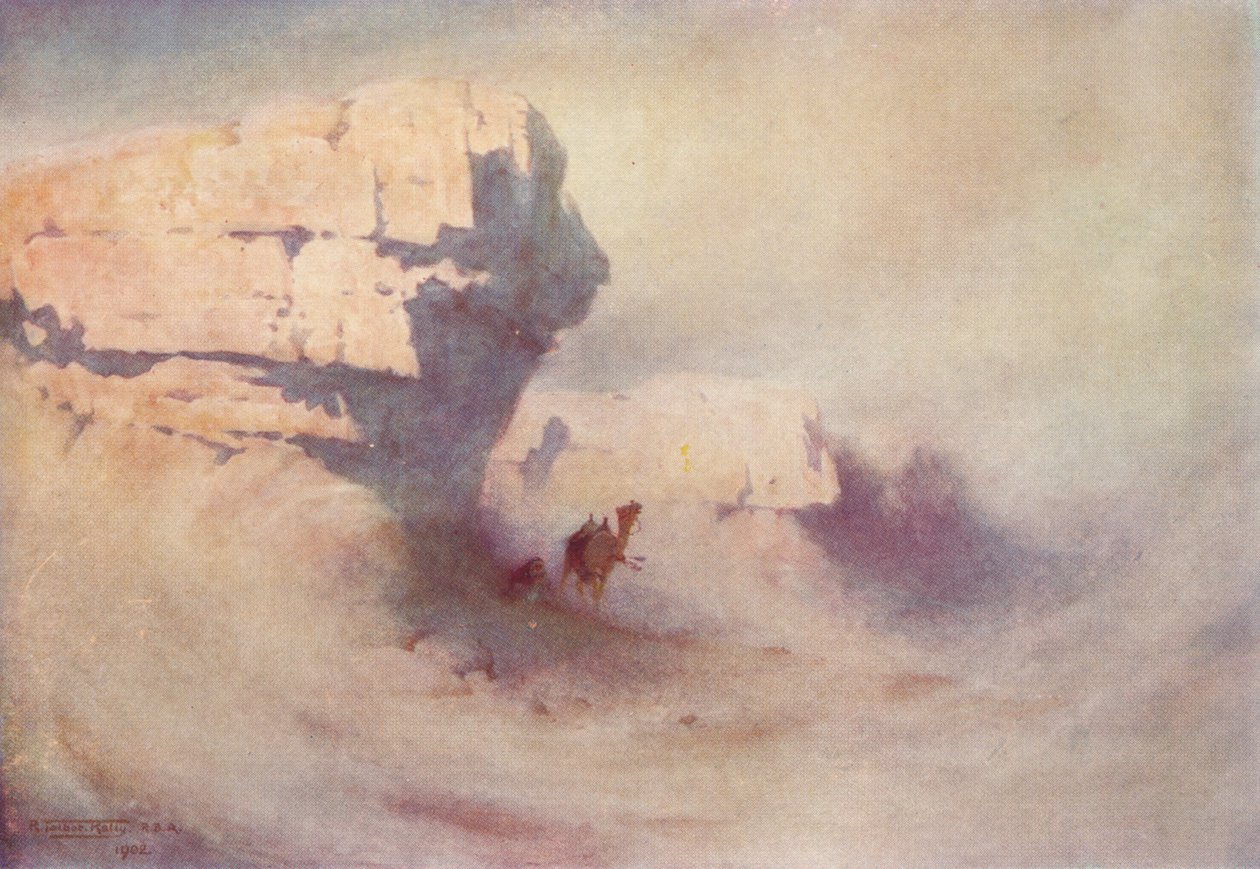 Une tempête de sable, vers 1880, 1904 - Robert George Talbot Kelly