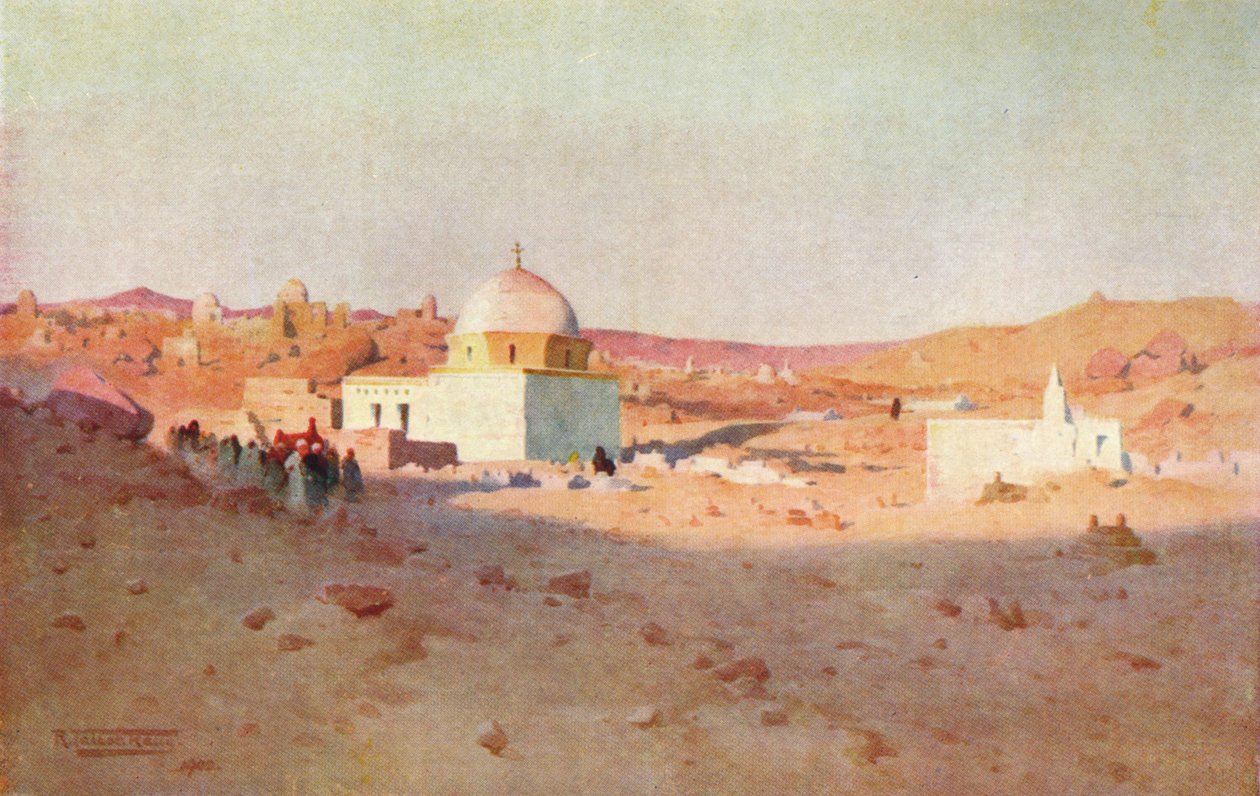 Cimetière coufique, Assouan, vers 1880, 1904 - Robert George Talbot Kelly