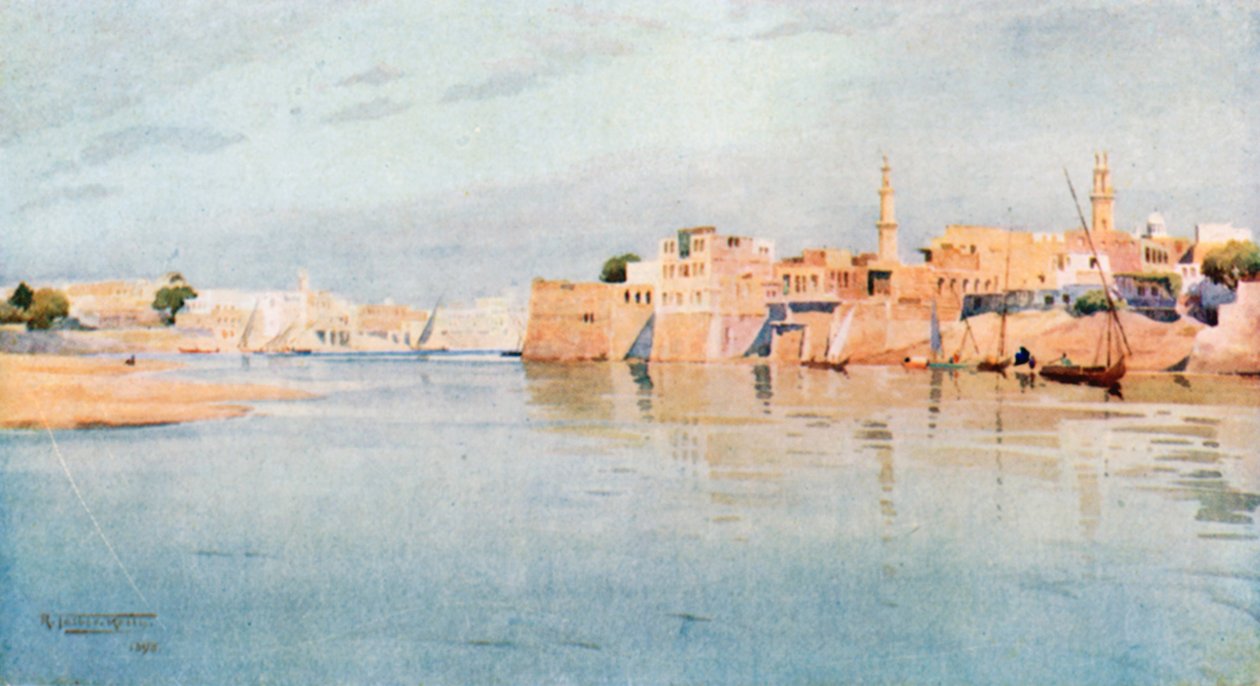 Mit Gamr sur le Nil inférieur (lithographie couleur) - Robert George Talbot Kelly