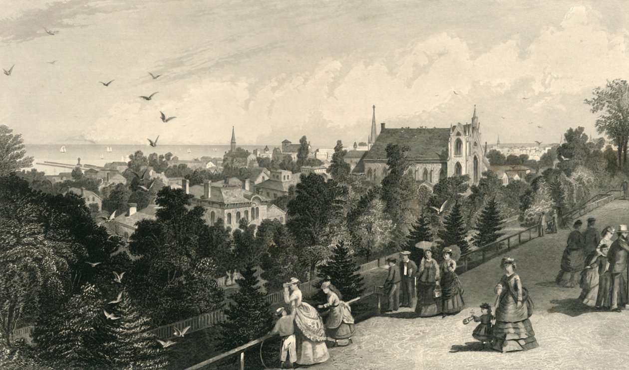 City of Cleveland, depuis Reservoir Walk, 1872 - Robert Hinshelwood