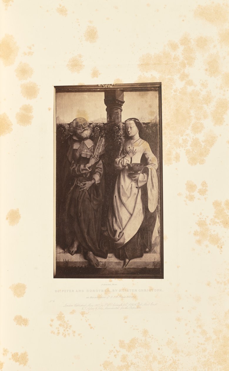 Saints Pierre et Dorothée, par Meister Christoph - Robert Howlett