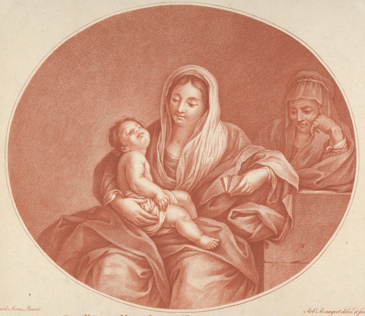 La Vierge assise avec l