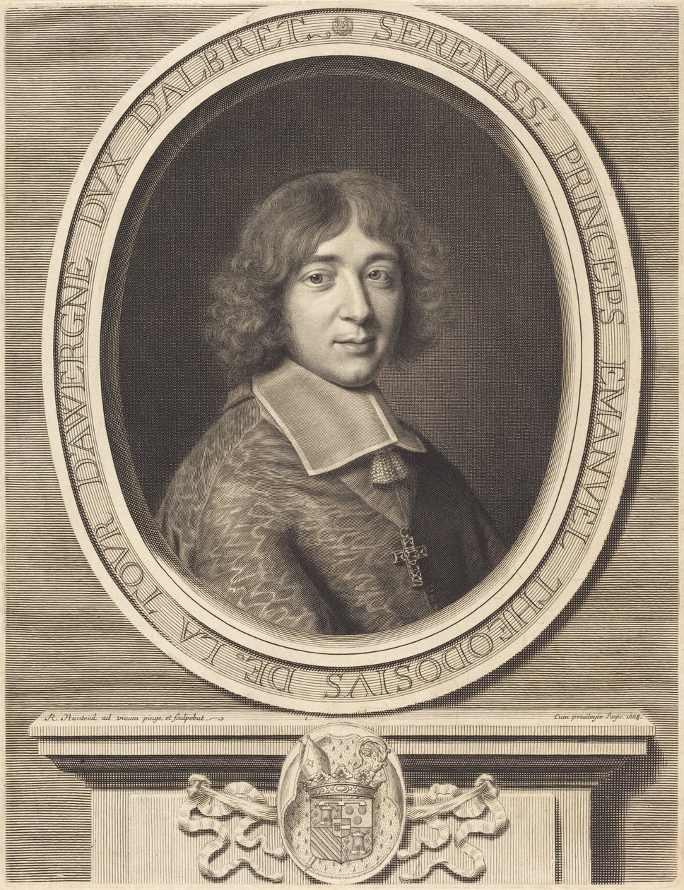 Cardinal de Bouillon - Robert Nanteuil
