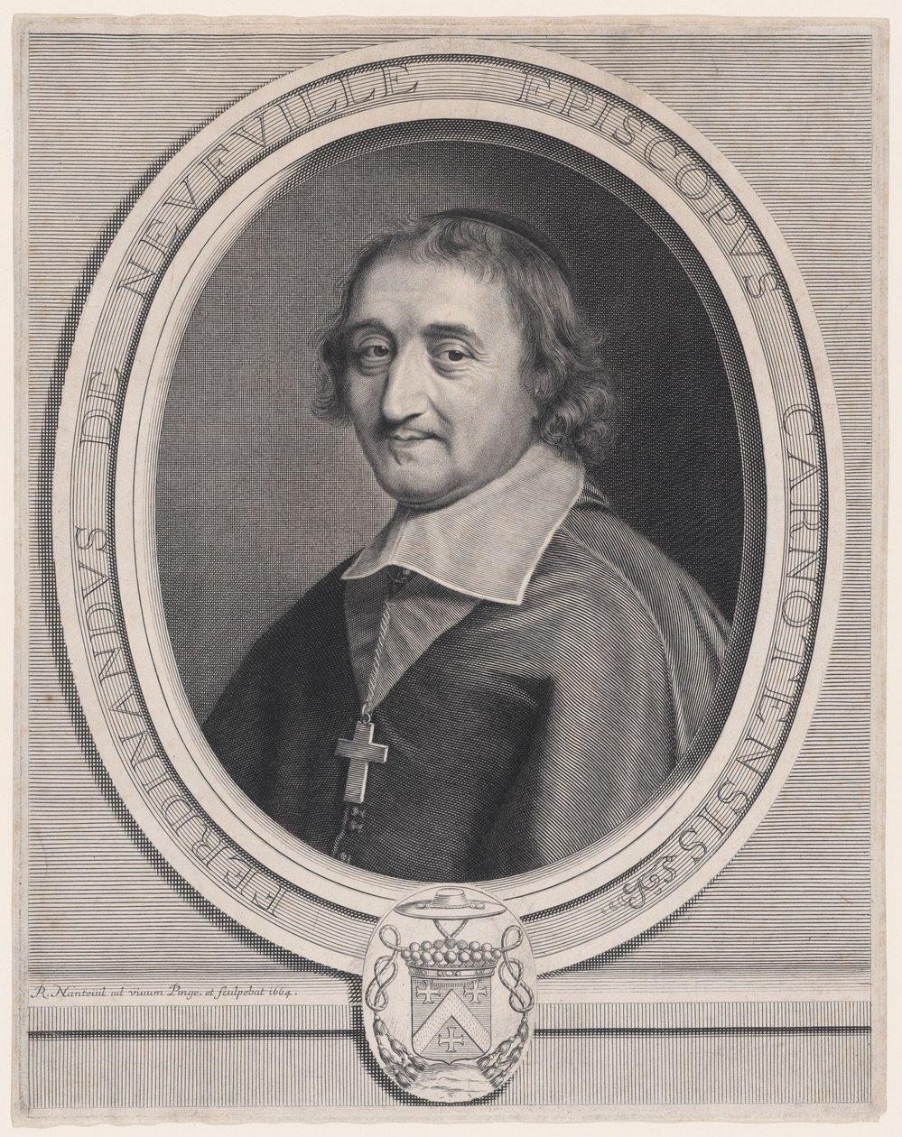 Ferdinand de Neufville, évêque de Chartres (1608-1678) - Robert Nanteuil