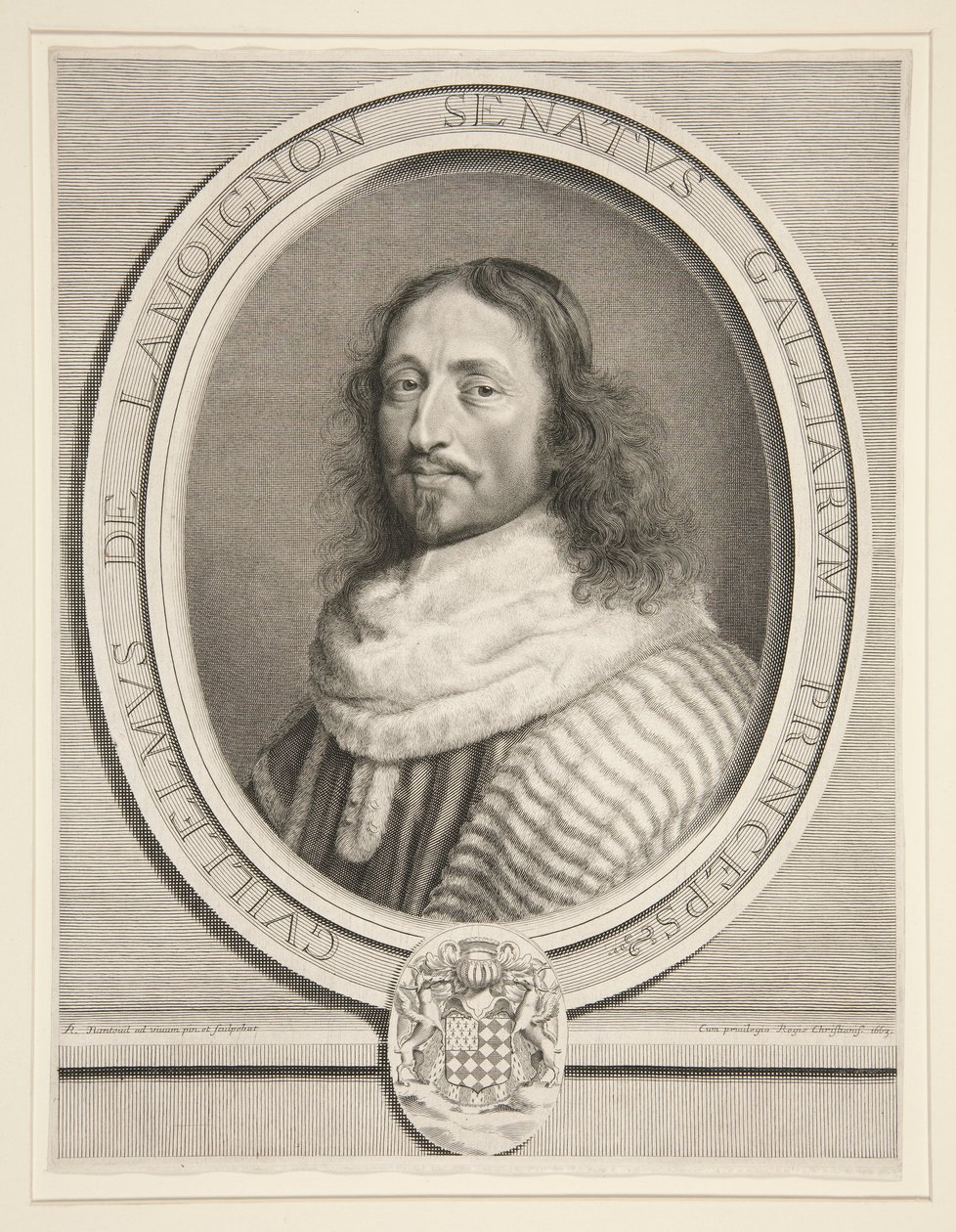 Guillaume de Lamoignon, premier Président du Parlement de Paris - Robert Nanteuil