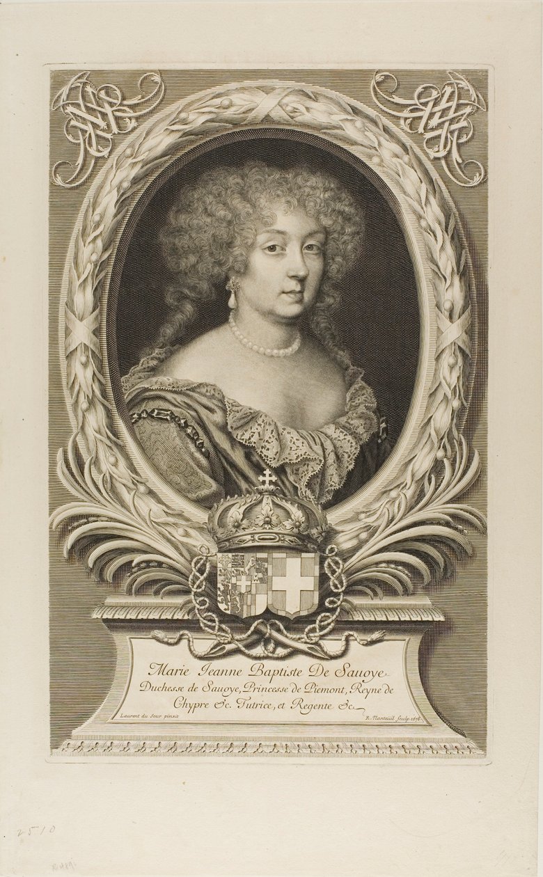 Marie Jeanne Baptiste, Duchess de Savoye - Robert Nanteuil