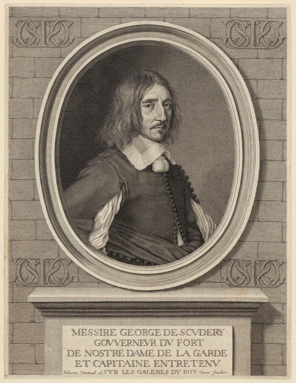 Portrait de George de Scudéry - Robert Nanteuil