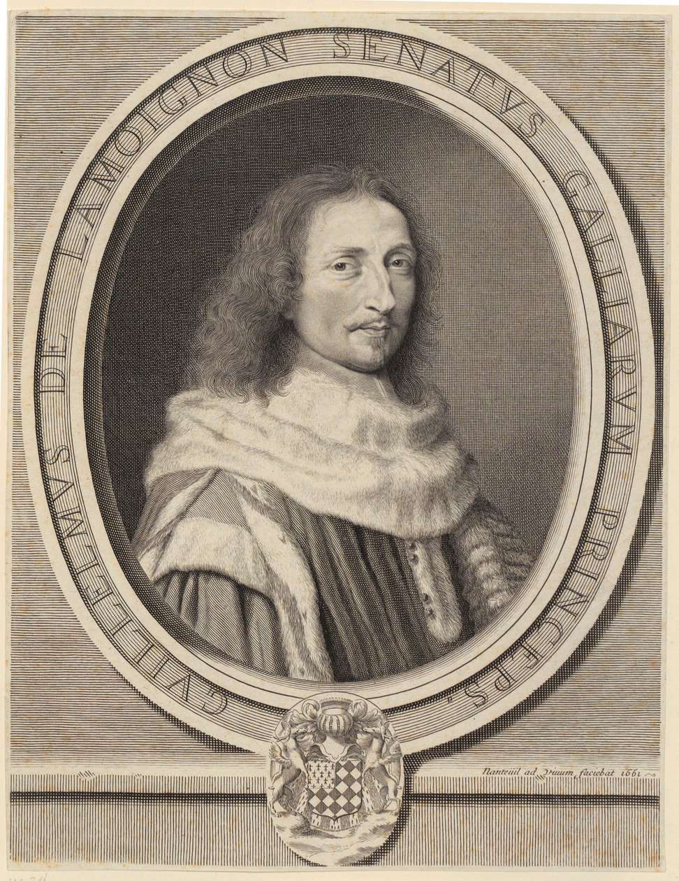Portrait de Guillaume de Lamoignon - Robert Nanteuil