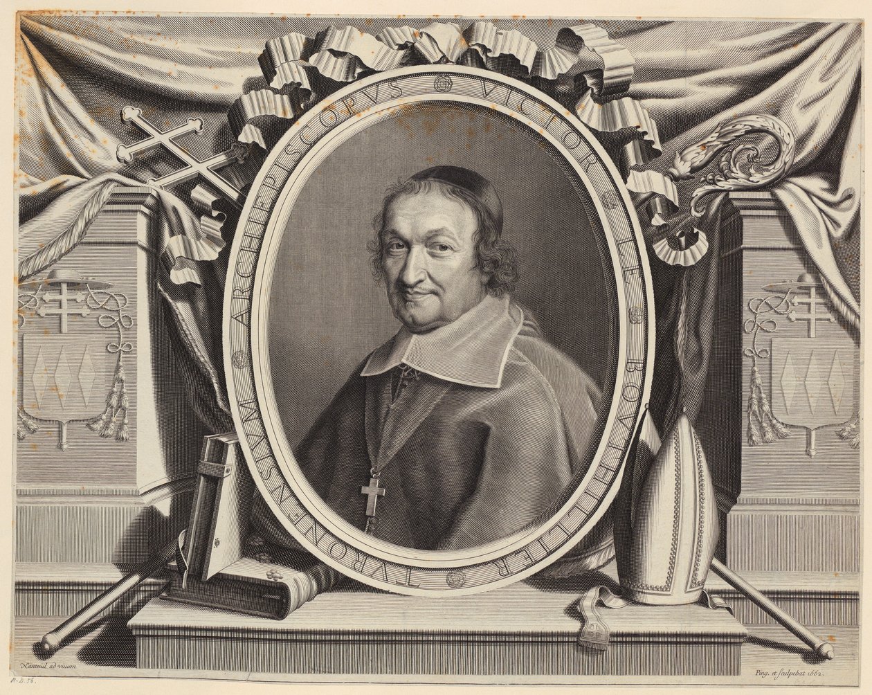 Portrait de Victor Bouthillier - Robert Nanteuil