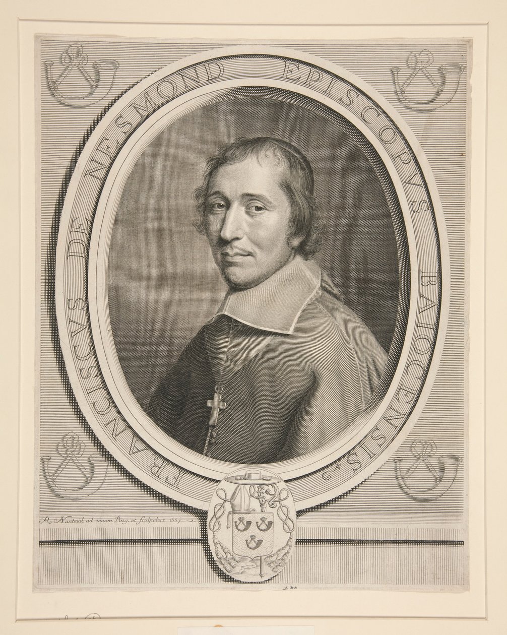 Portrait de François-Théodore de Nesmond, Président à mortier au Parlement de Paris - Robert Nanteuil