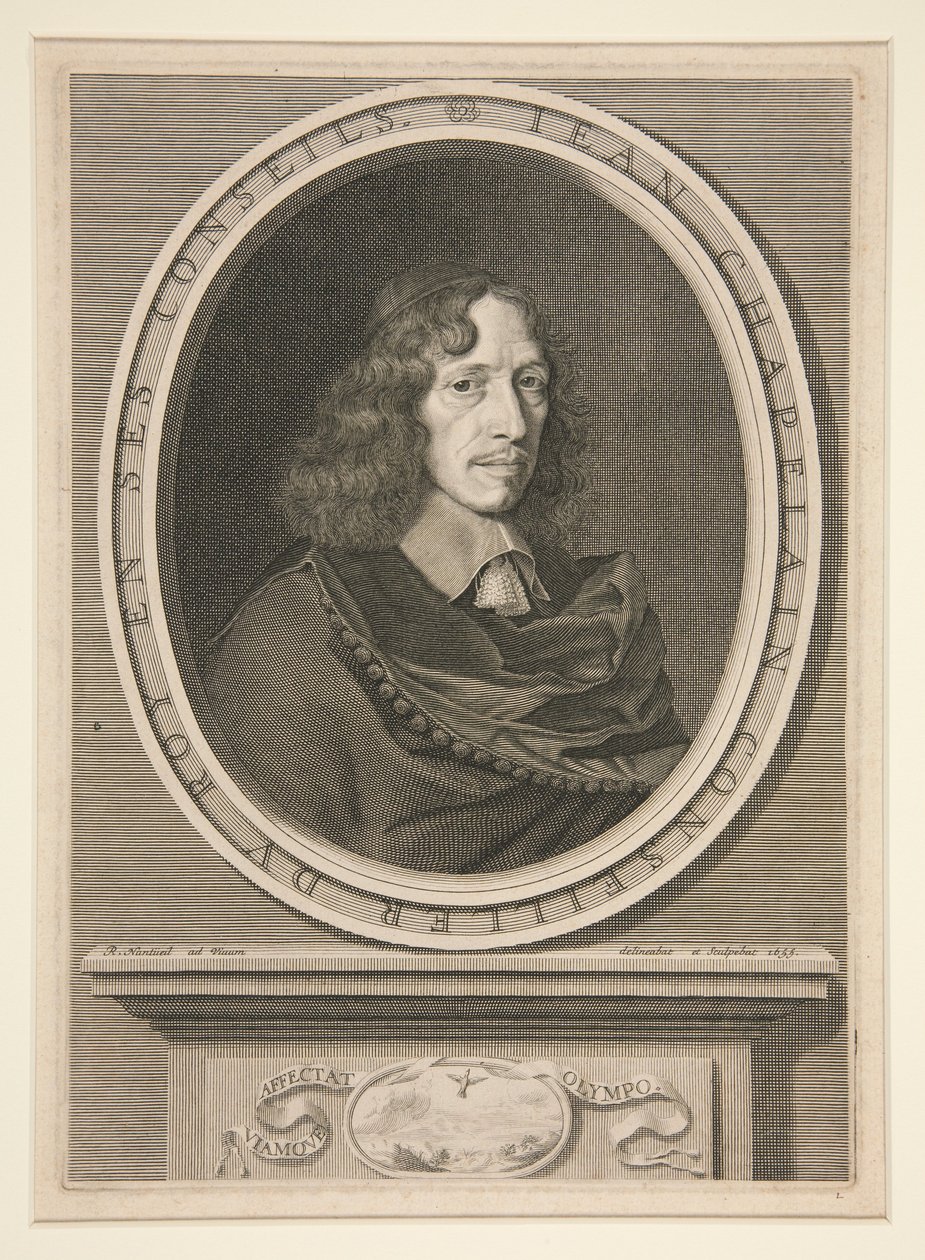 Portrait de Jean Chapelain, conseiller du roi - Robert Nanteuil