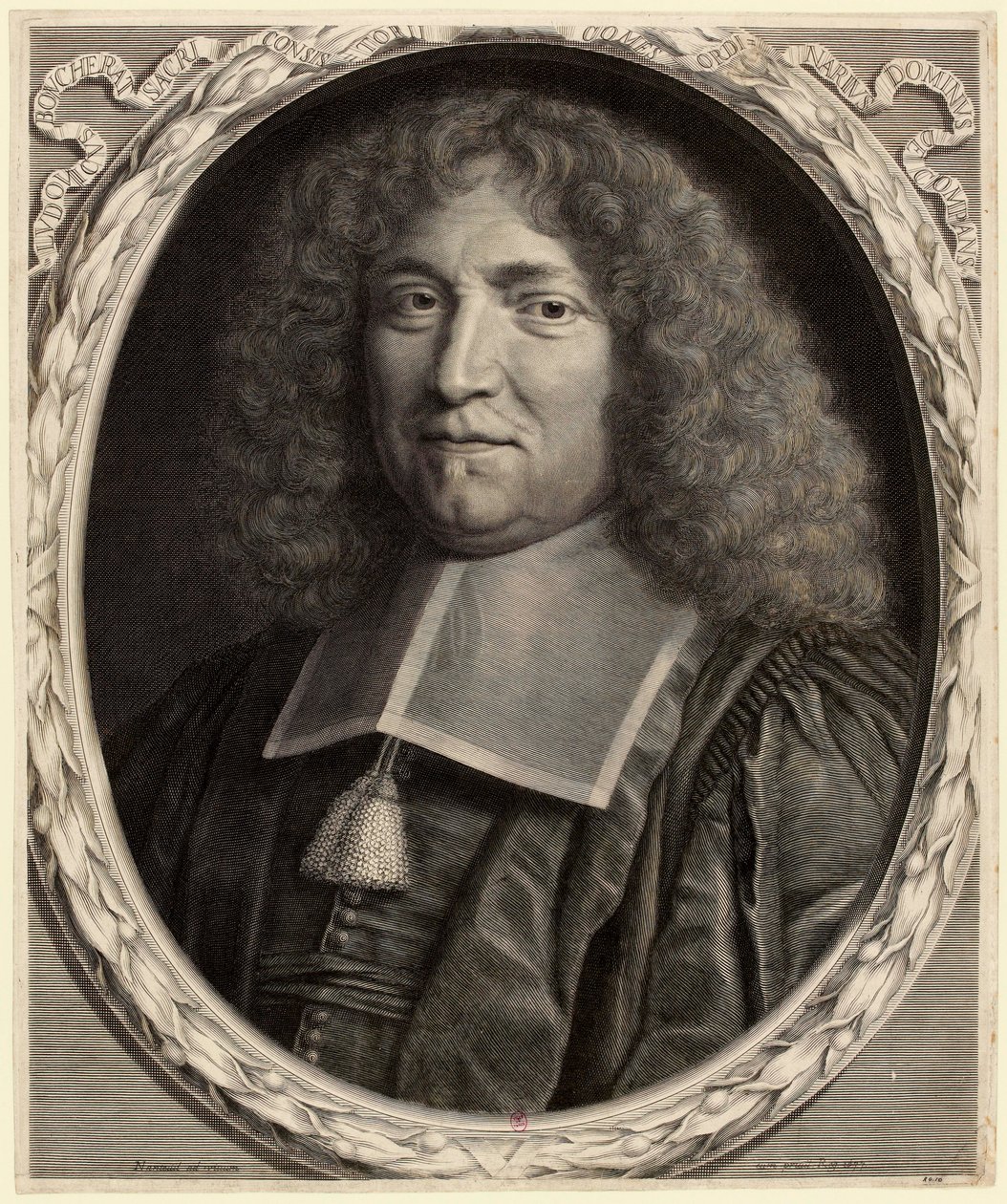 Portrait de Louis Boucherat 1616-1699, Chancelier de France, 1677 - Robert Nanteuil