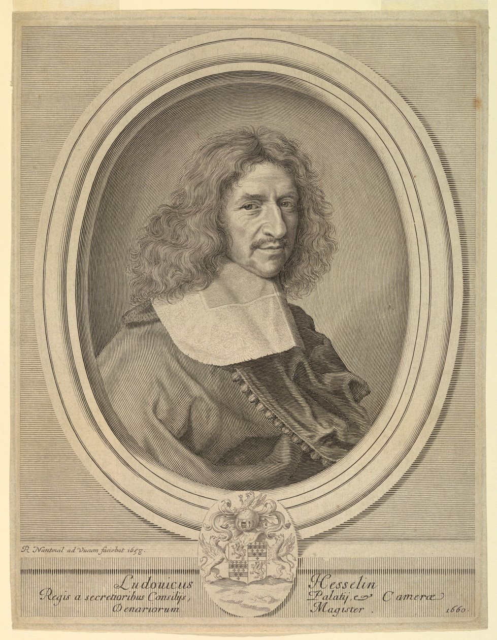 Portrait de Louis Hesselin - Robert Nanteuil