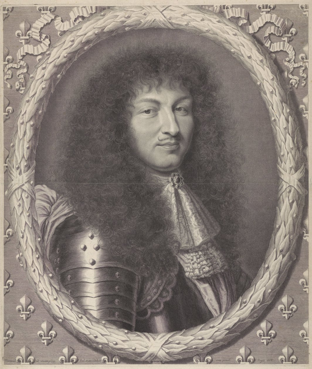 Portrait de Louis XIV, roi de France - Robert Nanteuil