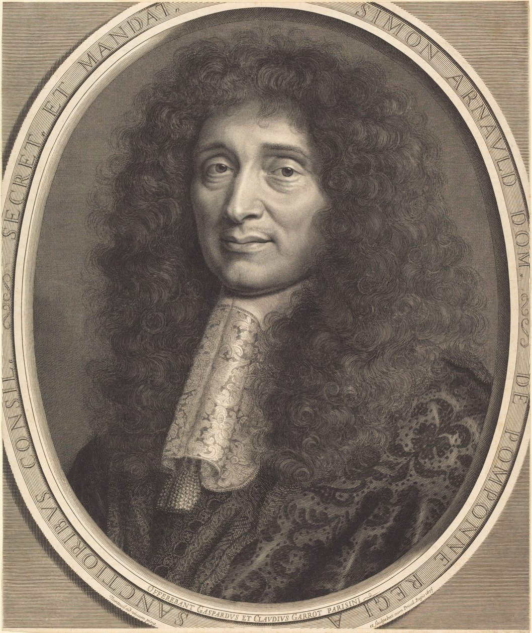 Simon Arnauld, marquis de Pomponne - Robert Nanteuil
