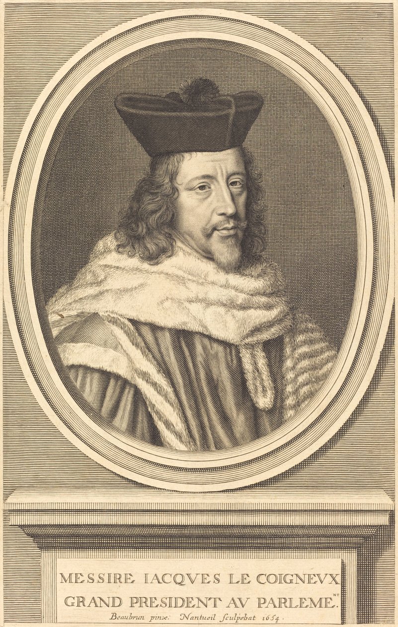 Jacques Le Coigneux - Robert Nanteuil after Henri Beaubrun