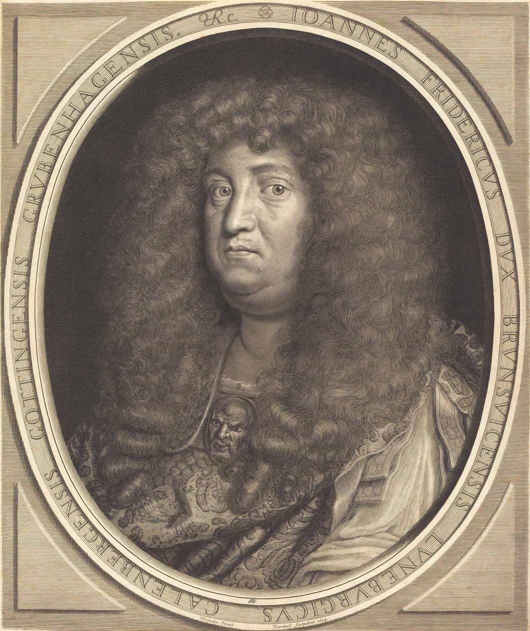 Jean-Frédéric, Duc de Brunswick-Lunebourg (Hanovre) - Robert Nanteuil after Jean Michelin