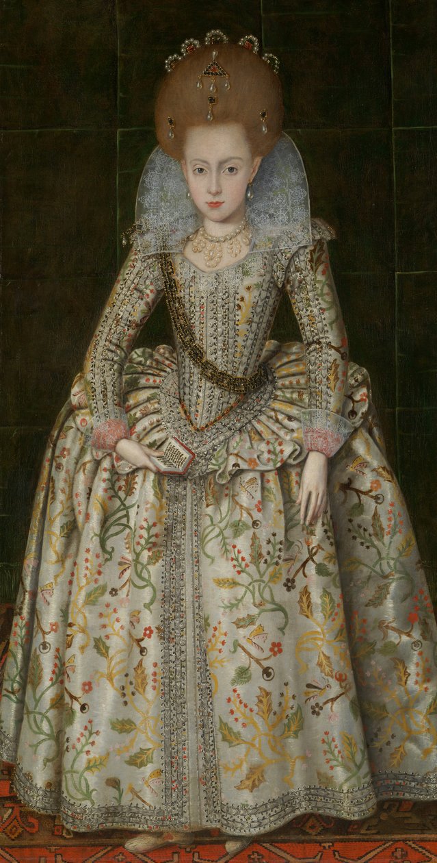 Princesse Élisabeth 1596-1662, plus tard Reine de Bohême, vers 1606 - Robert Peake I