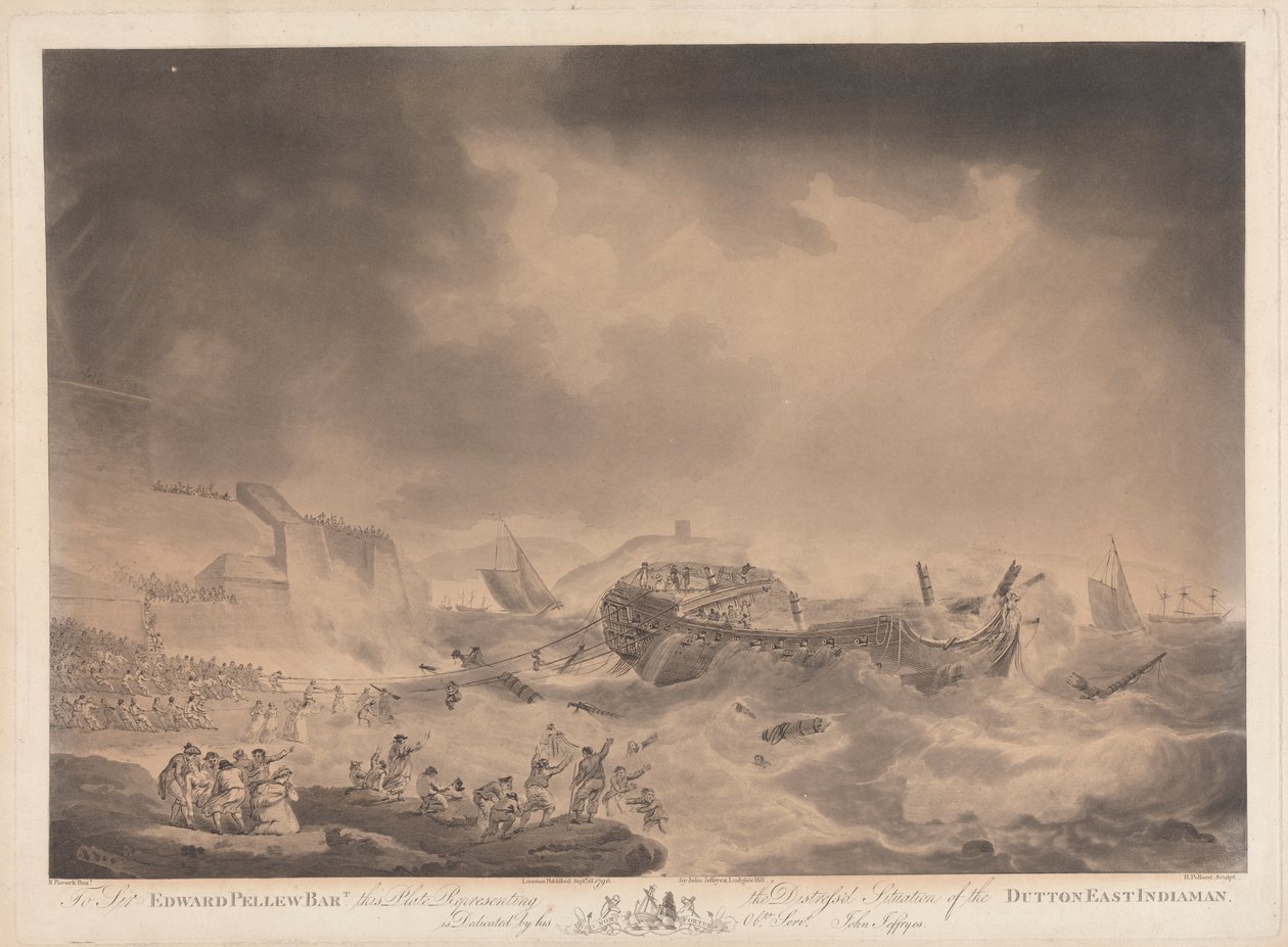 La situation désespérée du Dutton East Indiaman - Robert Pollard