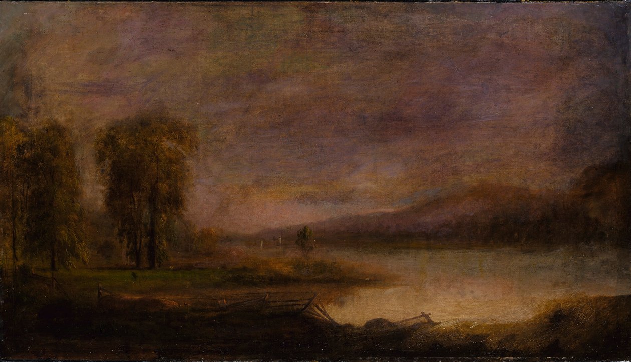 Paysage avec lac - Robert S. Duncanson