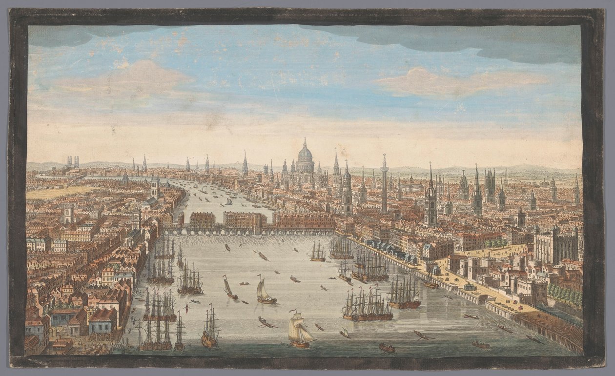 Vue générale de la ville de Londres - Robert Sayer