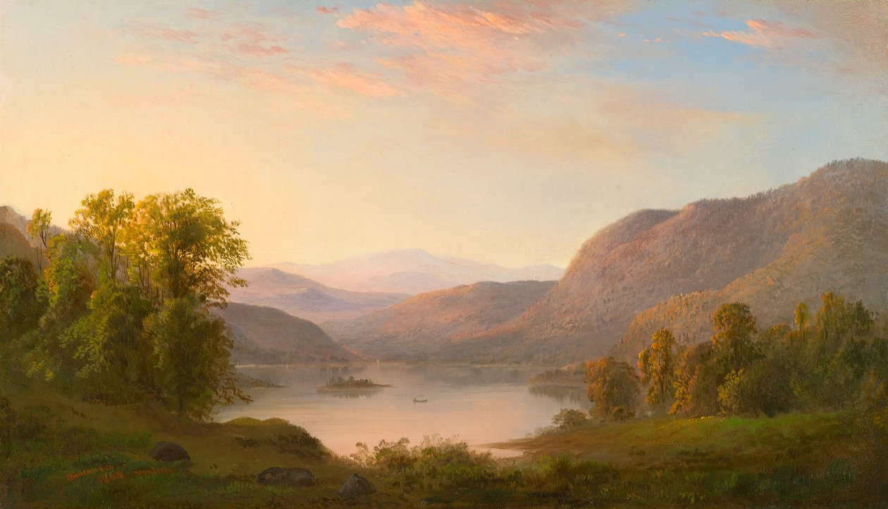 Vue dans les montagnes Laurentiennes, près de Québec - Robert Scott Duncanson