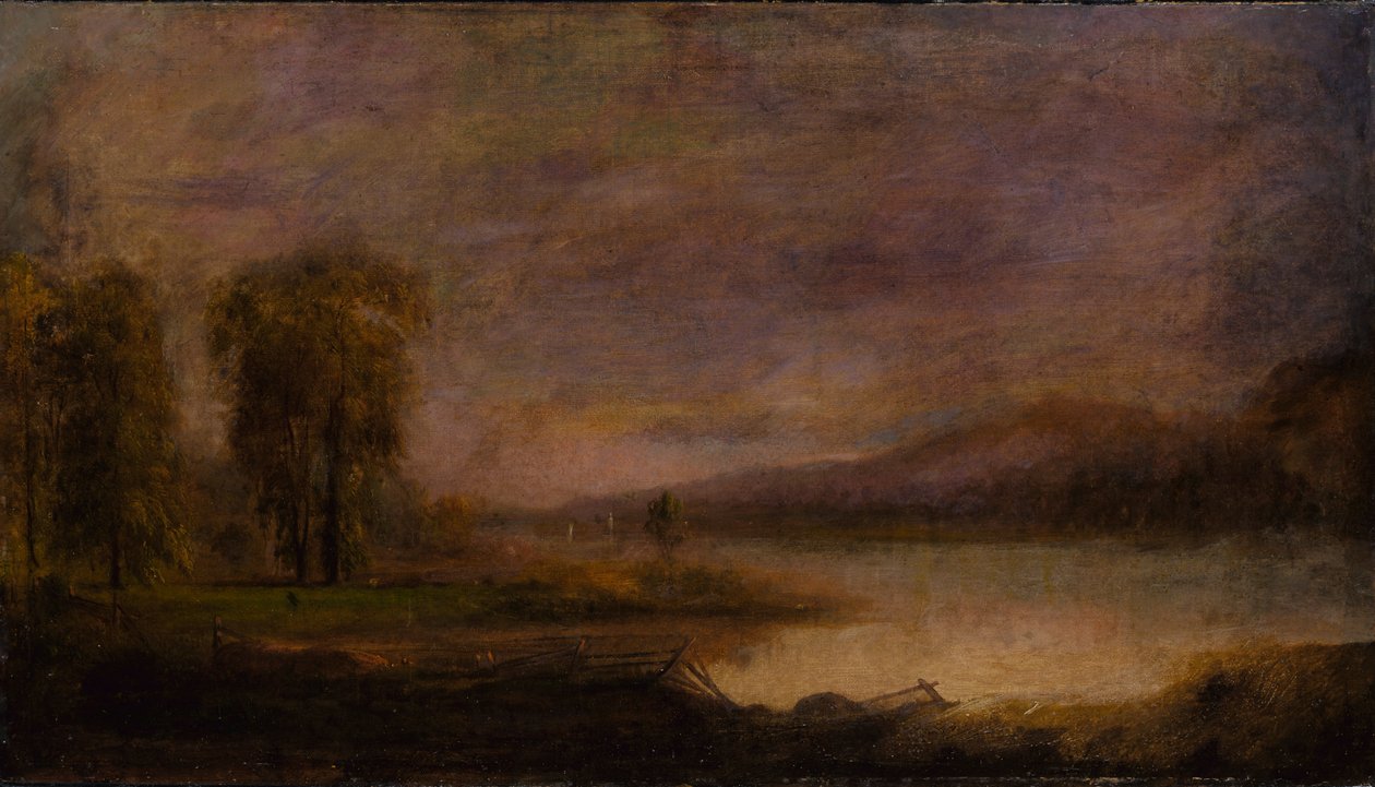 Paysage avec lac - Robert Seldon Duncanson
