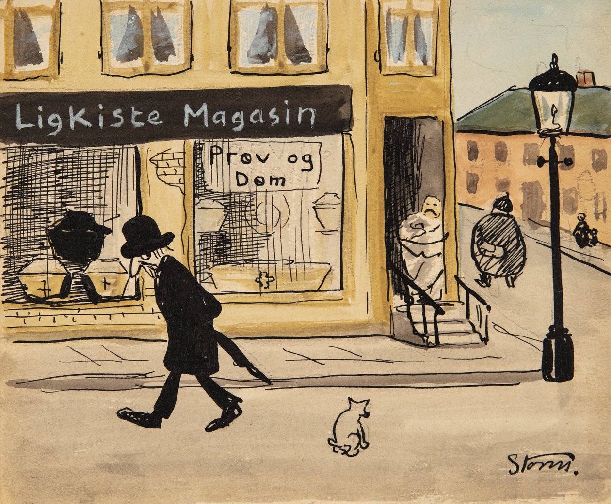 Magasin de cercueils - Robert Storm Petersen