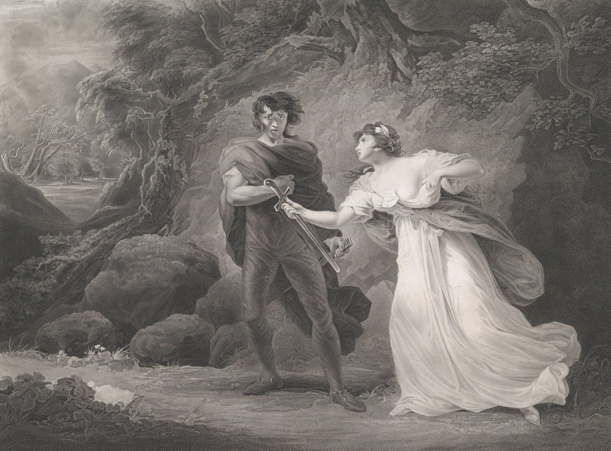 Pisanio et Imogen Shakespeare, Cymbeline, Acte 3, Scène 4 - Robert Thew