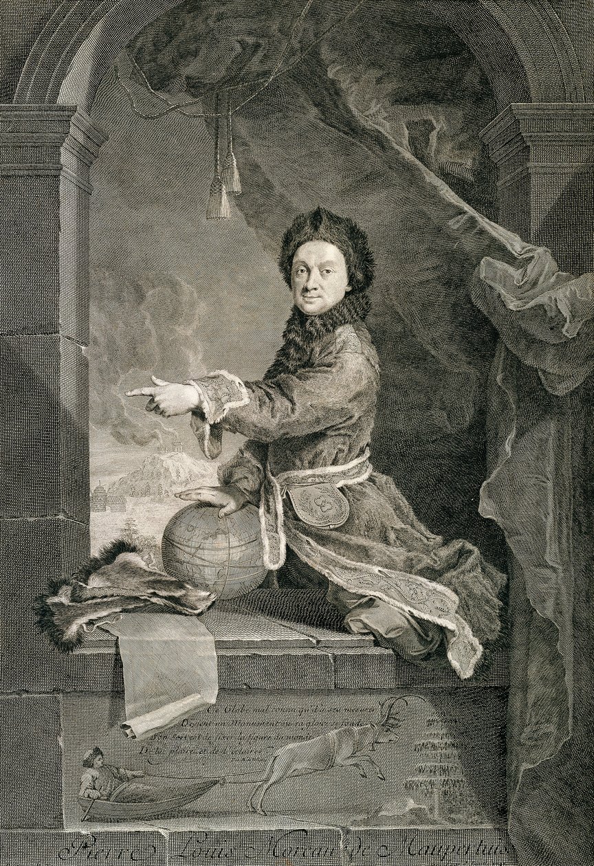 Portrait de Pierre Louis Moreau de Maupertuis - Robert Tournieres