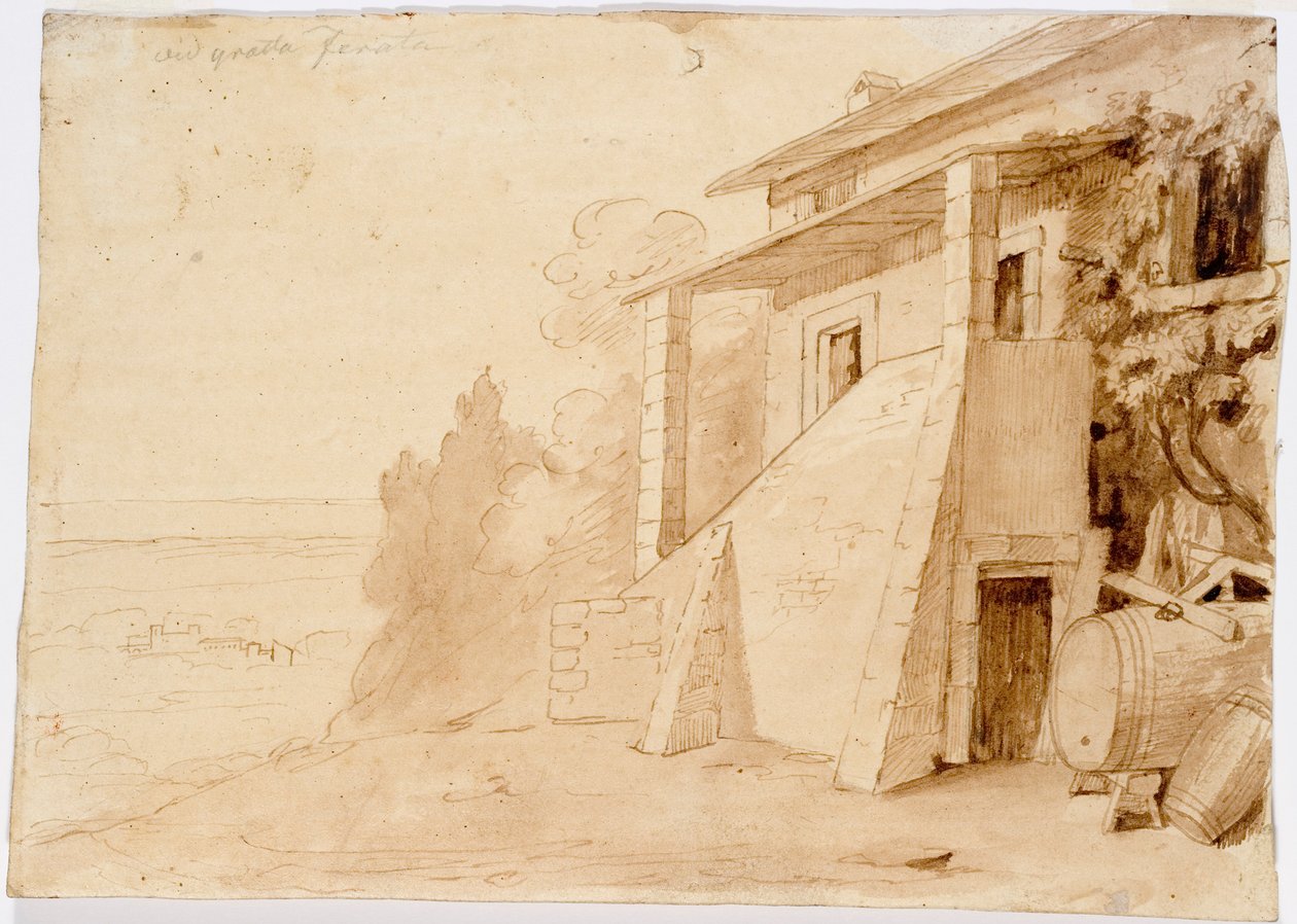 Paysage, Grottaferrata - Robert Wilhelm Ekman
