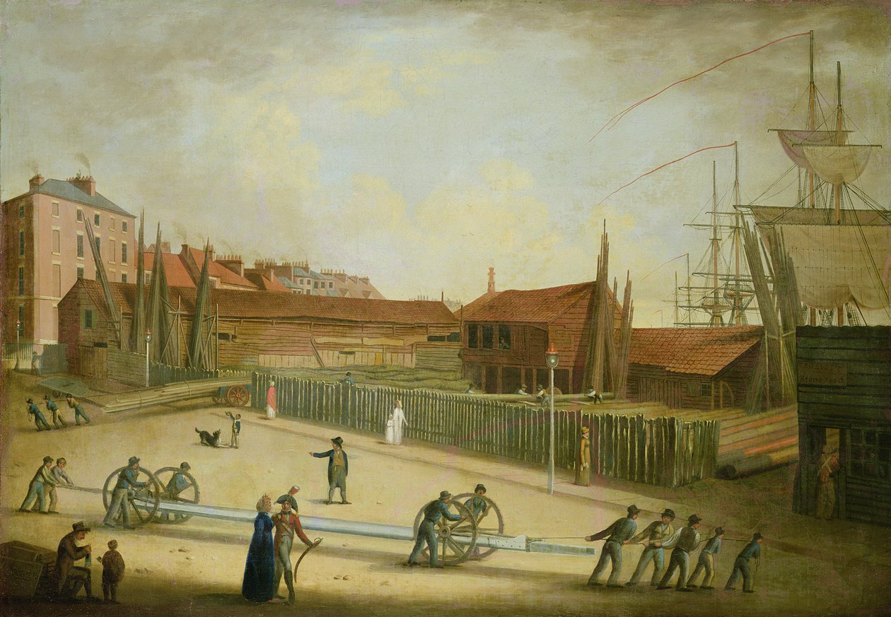 La cour de Westerdale depuis Saville Street - Robert Willoughby