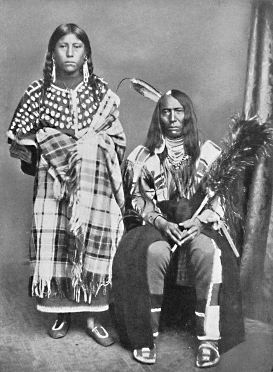 Un chef sioux et sa squaw, 1912 - Robert Wilson Shufeldt