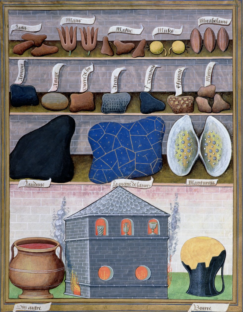 Illustration du Livre des Simples Médecines par Mattheaus Platearius 166r - Robinet Testard