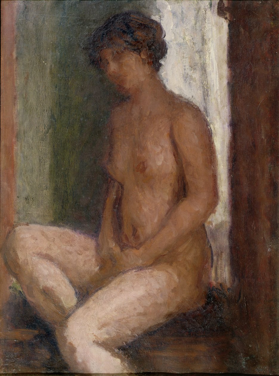 Nu assis contre la lumière - Roderic O Conor