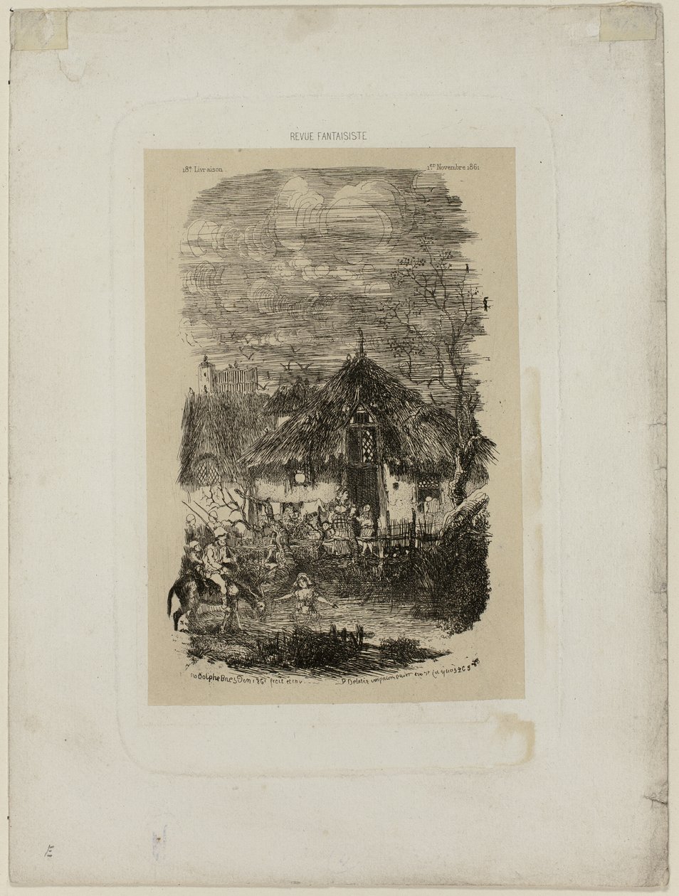 Cottage de ferme, de Revue Fantaisiste - Rodolphe Bresdin