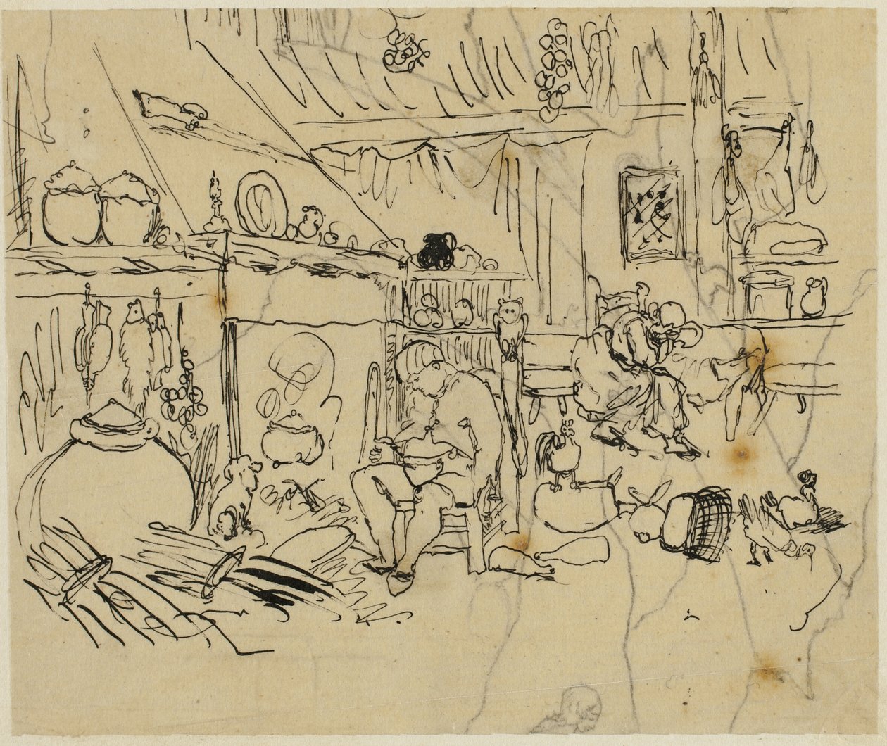 La misère à la maison - Rodolphe Bresdin